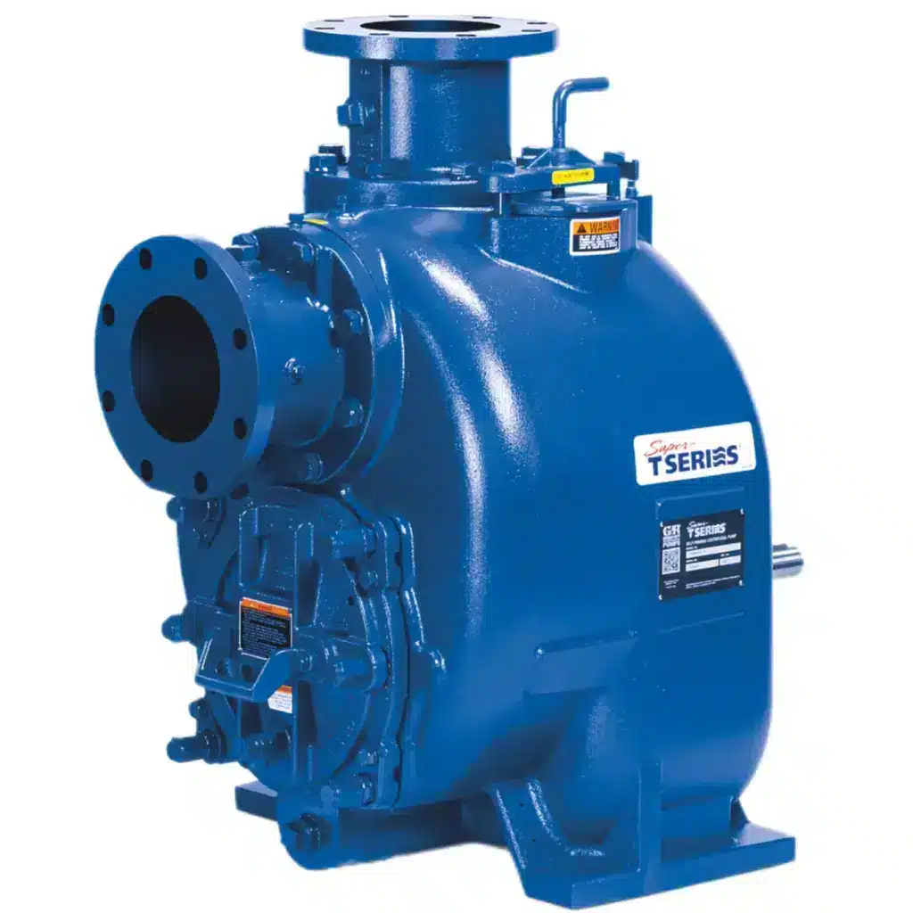 Super T-series zelfaanzuigende centrifugaalpomp voor het verpompen van vloeistoffen met vaste stoffen