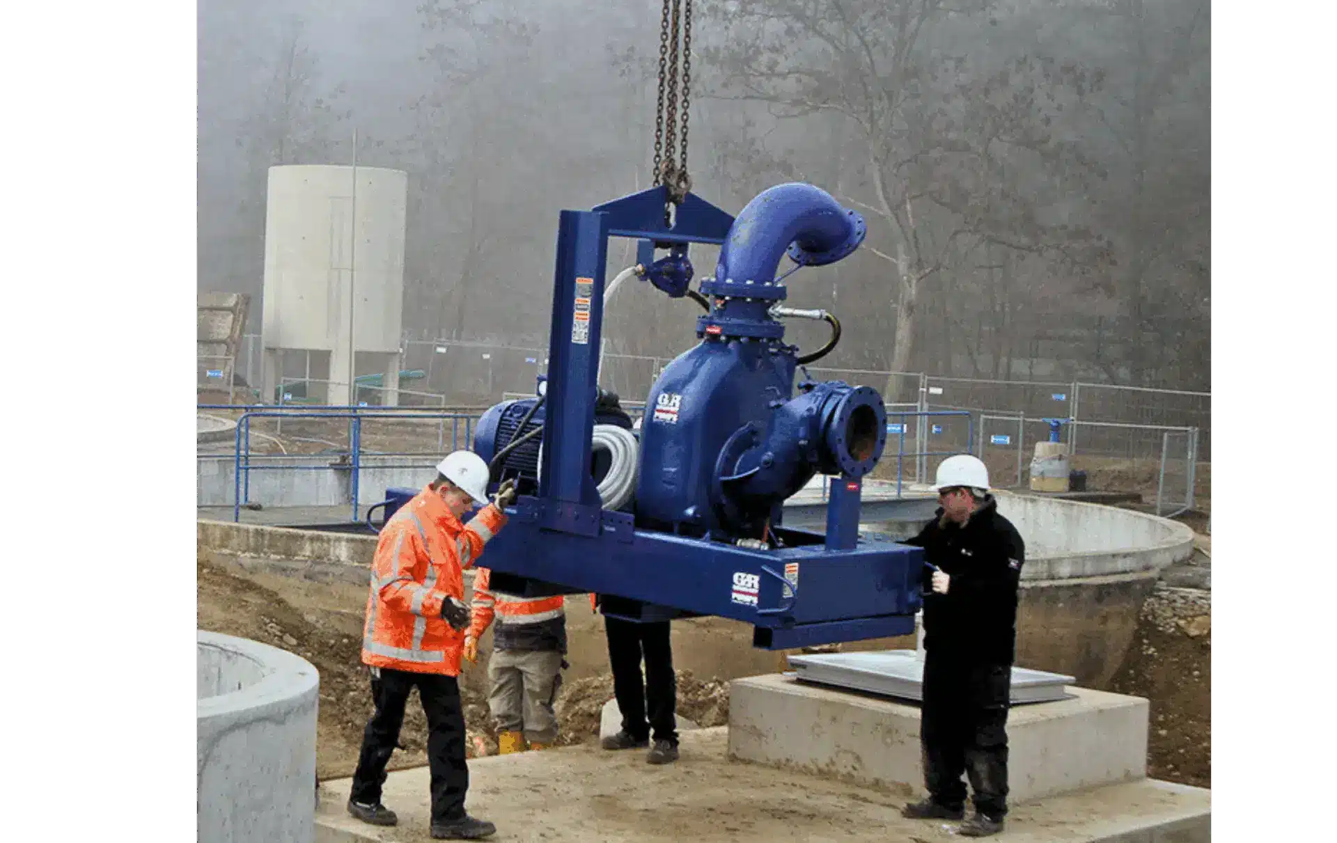 zelfaanzuigende pomp in praktijk
